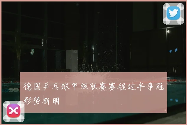 德国乒乓球甲级联赛赛程过半争冠形势渐明